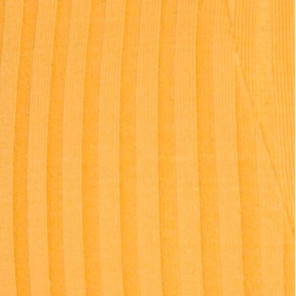 Vitamin A Kaya Adjustable Tie Back Bikini Swim Top in Orange Yellow Size Small/6 - Picture 5 of 10